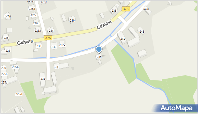 Stare Bogaczowice, Główna, 235, mapa Stare Bogaczowice