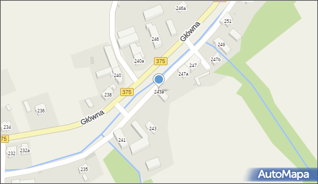 Stare Bogaczowice, Główna, 243a, mapa Stare Bogaczowice