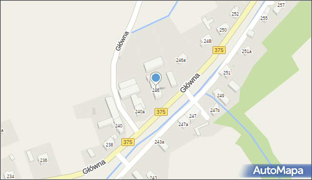 Stare Bogaczowice, Główna, 246, mapa Stare Bogaczowice