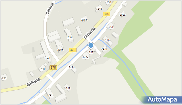 Stare Bogaczowice, Główna, 247, mapa Stare Bogaczowice