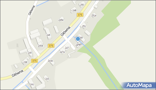 Stare Bogaczowice, Główna, 247b, mapa Stare Bogaczowice