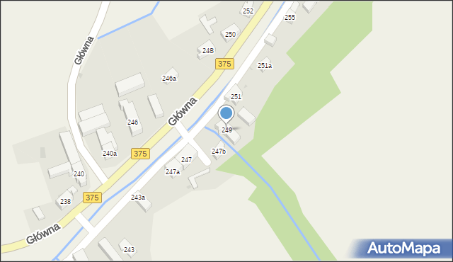 Stare Bogaczowice, Główna, 249, mapa Stare Bogaczowice