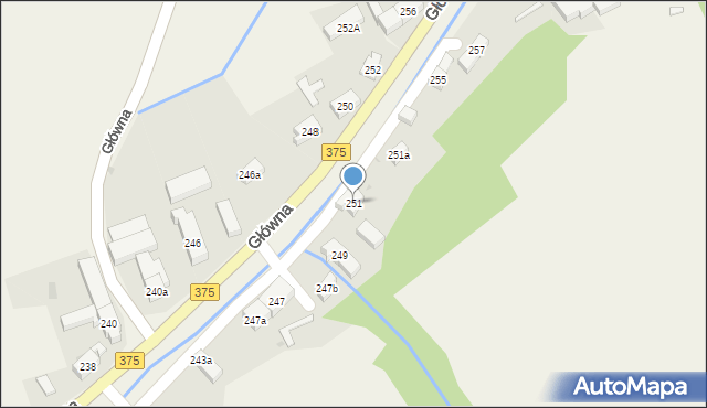 Stare Bogaczowice, Główna, 251, mapa Stare Bogaczowice