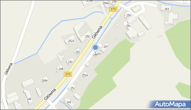 Stare Bogaczowice, Główna, 255, mapa Stare Bogaczowice