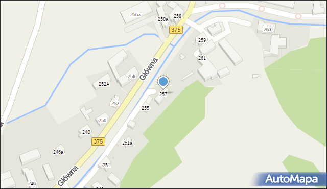 Stare Bogaczowice, Główna, 257, mapa Stare Bogaczowice