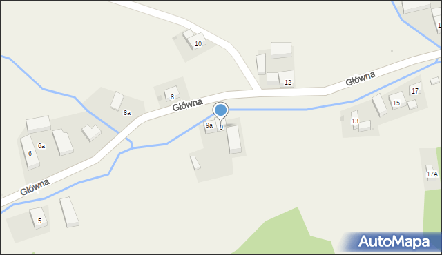 Stare Bogaczowice, Główna, 9, mapa Stare Bogaczowice