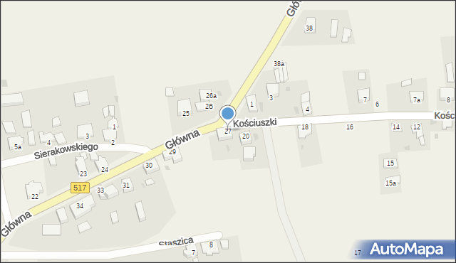 Stary Targ, Główna, 27, mapa Stary Targ
