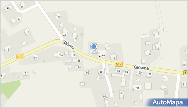 Stary Targ, Główna, 3a, mapa Stary Targ