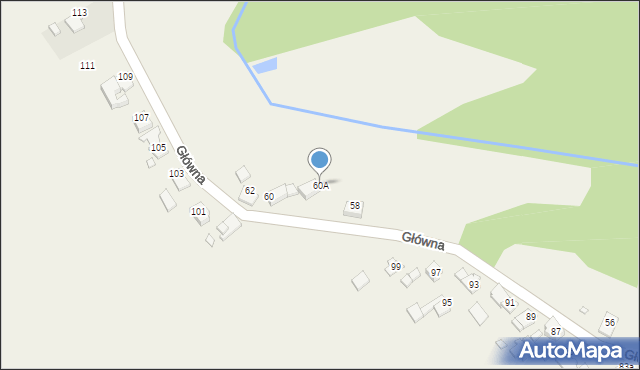 Stary Ujazd, Główna, 60A, mapa Stary Ujazd