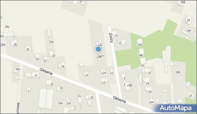 Stasi Las, Główna, 12B, mapa Stasi Las