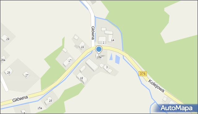 Struga, Główna, 18a, mapa Struga