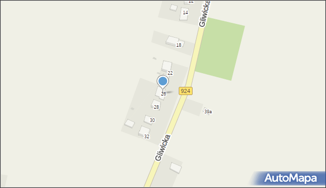 Szczejkowice, Gliwicka, 26, mapa Szczejkowice