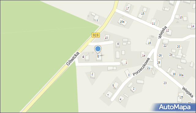 Szymocice, Gliwicka, 6, mapa Szymocice