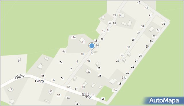 Tanina, Głąby, 6c, mapa Tanina