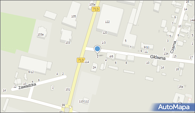 Tomaszów Mazowiecki, Główna, 2, mapa Tomaszów Mazowiecki