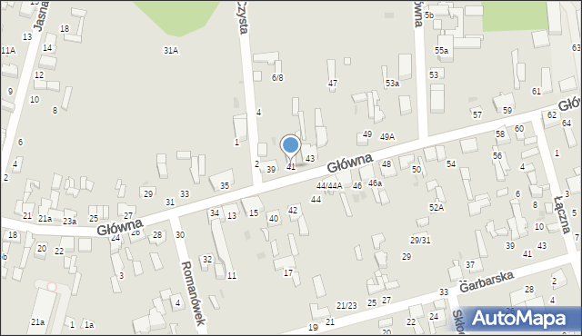 Tomaszów Mazowiecki, Główna, 41, mapa Tomaszów Mazowiecki