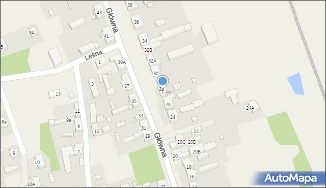 Trzebiszewo, Główna, 28A, mapa Trzebiszewo