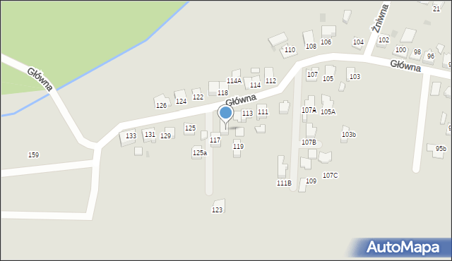 Tychy, Główna, 121, mapa Tychów