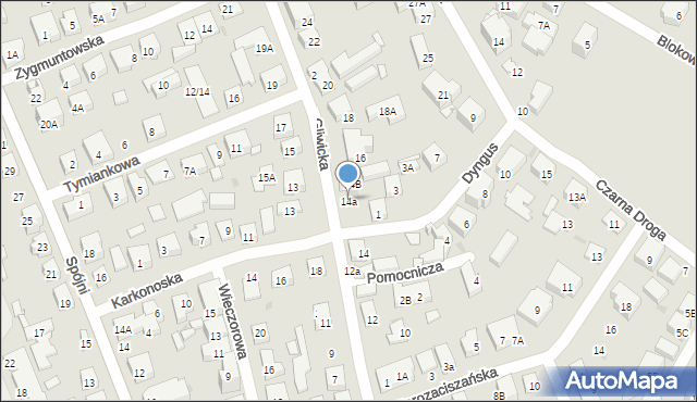 Warszawa, Gliwicka, 14a, mapa Warszawy