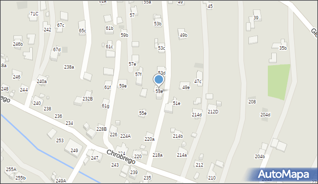 Wodzisław Śląski, Głożyńska, 53e, mapa Wodzisławia Śląskiego