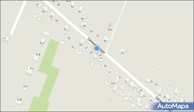 Wojkowice, Głowackiego, 43, mapa Wojkowice