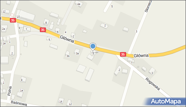 Wojnarowice, Główna, 3, mapa Wojnarowice