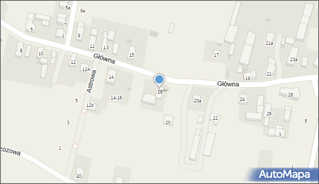 Wojnowice, Główna, 18, mapa Wojnowice