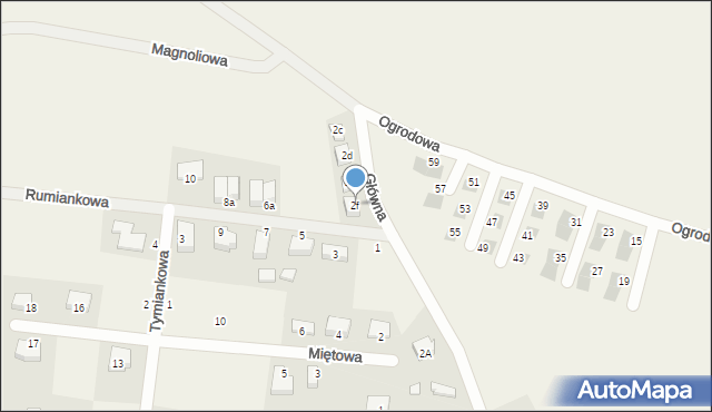 Wojnowice, Główna, 2f, mapa Wojnowice