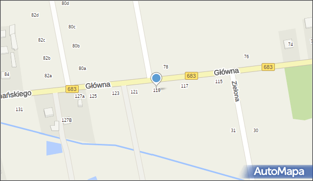 Wola Prażmowska, Główna, 119, mapa Wola Prażmowska