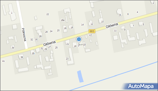 Wola Prażmowska, Główna, 17, mapa Wola Prażmowska