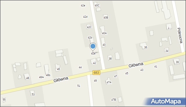 Wola Prażmowska, Główna, 42a, mapa Wola Prażmowska