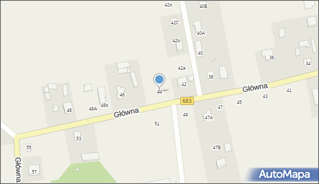 Wola Prażmowska, Główna, 44, mapa Wola Prażmowska