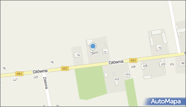 Wola Prażmowska, Główna, 74A, mapa Wola Prażmowska