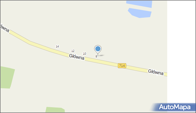 Wola Rakowa, Główna, 8-14, mapa Wola Rakowa