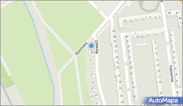 Wrocław, Gliwicka, 3, mapa Wrocławia