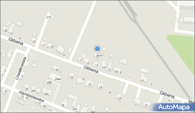 Wrocław, Główna, 15, mapa Wrocławia