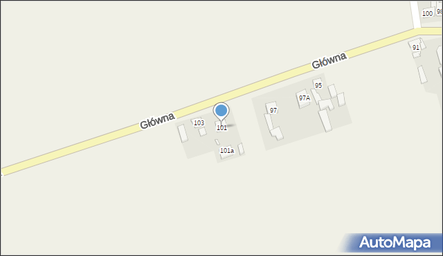 Wronczyn, Główna, 101, mapa Wronczyn