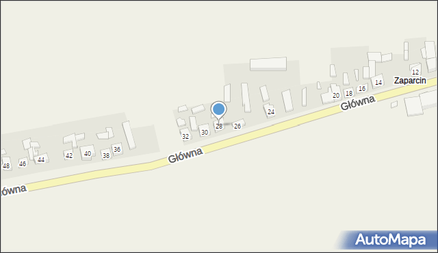 Wronczyn, Główna, 28, mapa Wronczyn