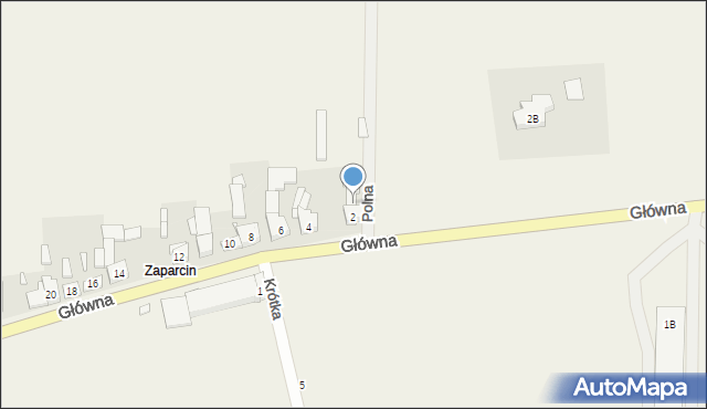 Wronczyn, Główna, 2A, mapa Wronczyn