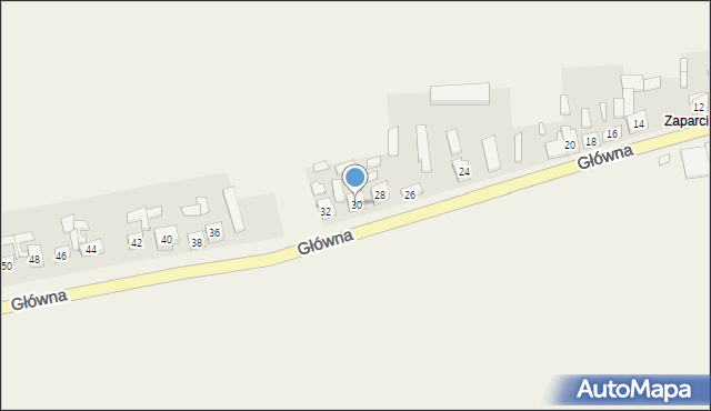 Wronczyn, Główna, 30, mapa Wronczyn