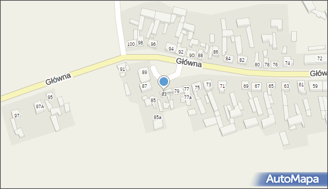 Wronczyn, Główna, 83, mapa Wronczyn