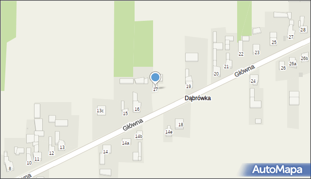 Zendek, Główna, 17, mapa Zendek