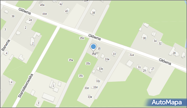 Zofiówka, Główna, 35a, mapa Zofiówka