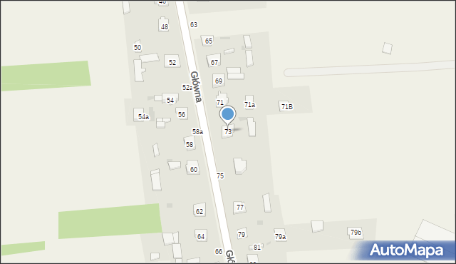 Zrębice, Główna, 73, mapa Zrębice