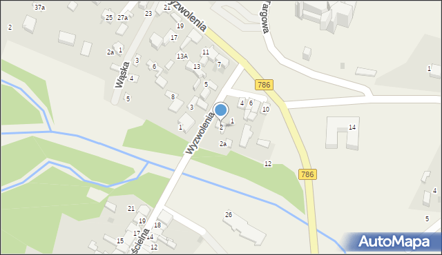 Mstów, Gminna, 2, mapa Mstów