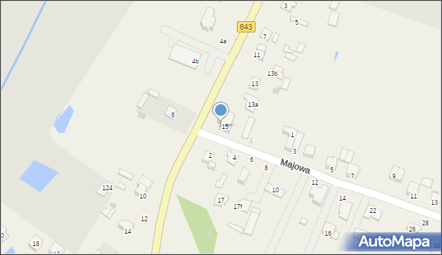 Pokrówka, Gminna, 15B, mapa Pokrówka