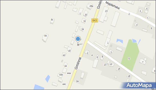 Pokrówka, Gminna, 38, mapa Pokrówka