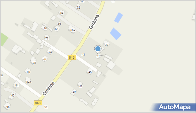Pokrówka, Gminna, 41, mapa Pokrówka