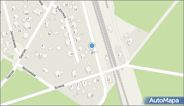 Trzciniec, Gminna, 16, mapa Trzciniec