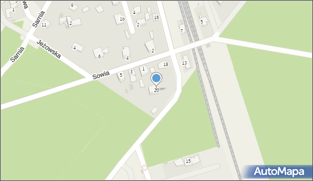 Trzciniec, Gminna, 20, mapa Trzciniec